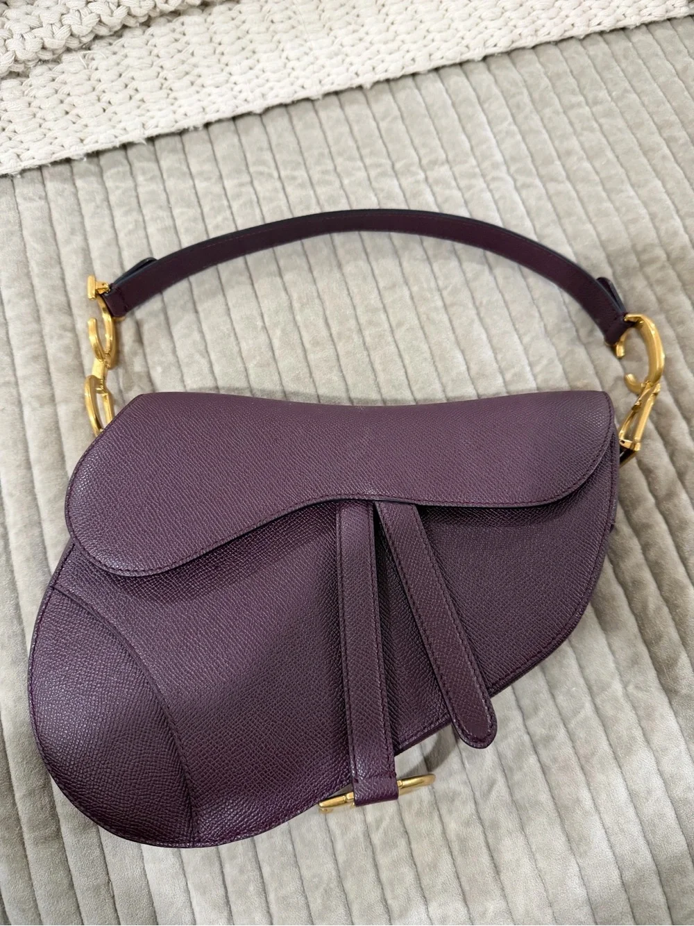 Dior structured saddle